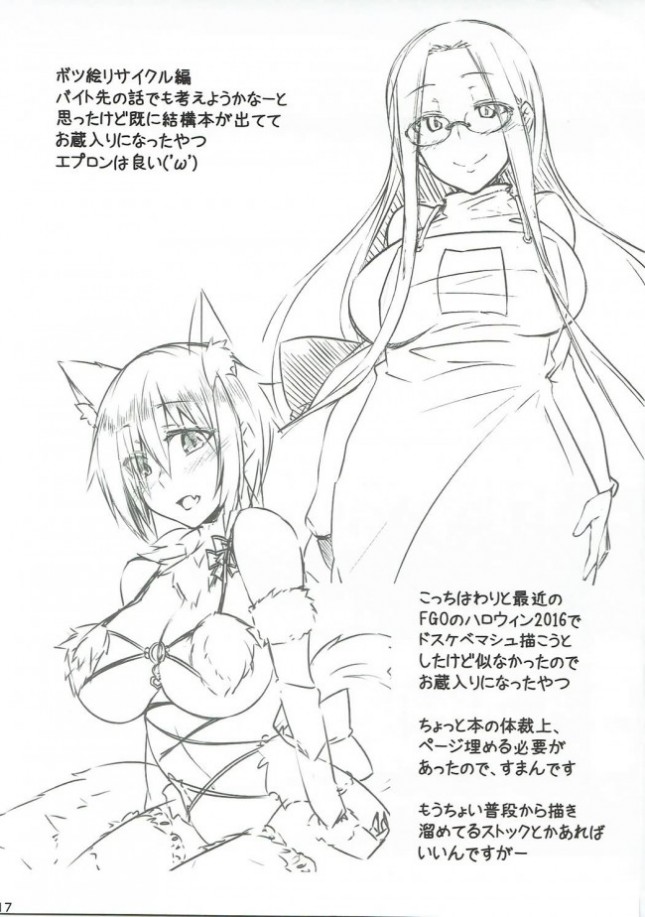 【Fate／Grand Order エロ同人】ライダーにバニーガール衣装をプレゼントし着てもらった衛宮士郎は、早速彼女の巨乳を…【無料 エロ漫画】(16)