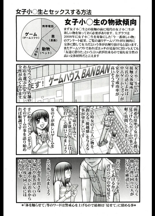 【エロ漫画】女子小○生とセックスする方法【KEN エロ同人】 (5)