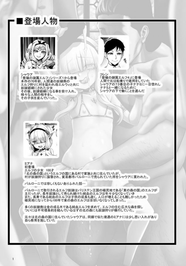 【エロ同人誌】豊穣の隷属エルフ6 ～被虐幼精～【青豆腐 エロ漫画】(2)